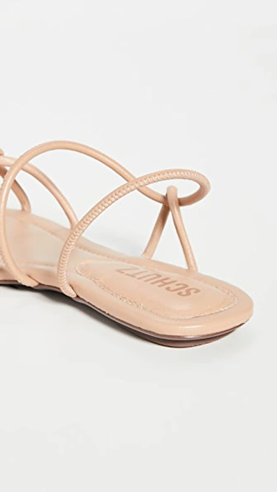 Shop Schutz Aimi Sandals In Honey Beige