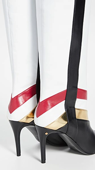 Shop Laurence Dacade Veli Boots In White/red