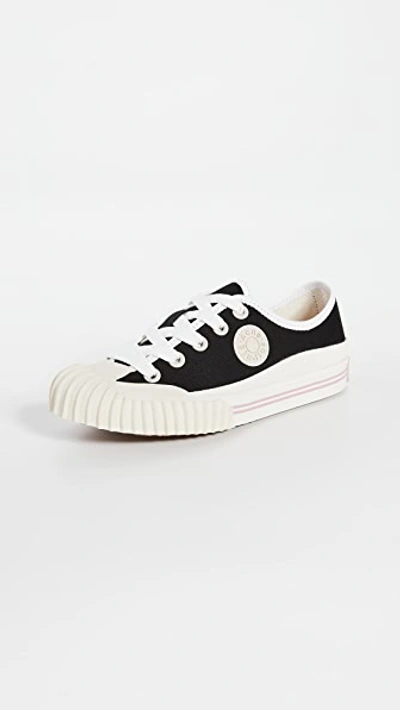 Shop Acne Studios Logo Patch Trainers In Black