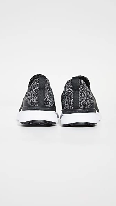 Shop Apl Athletic Propulsion Labs Techloom Bliss Sneakers In Black/white/melange