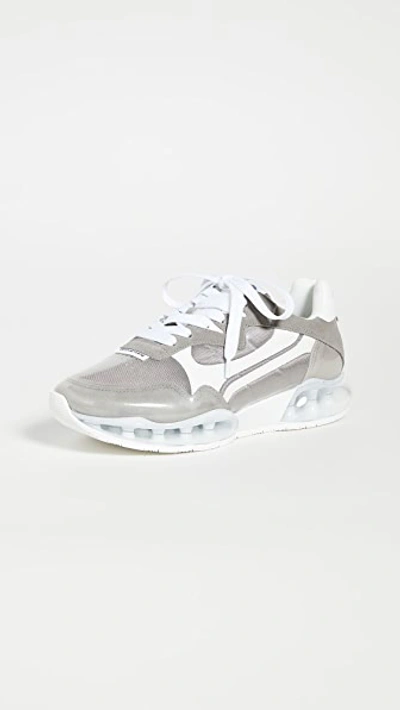 Shop Alexander Wang Awnyc Stadium Sneakers In Grey