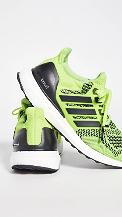 Shop Adidas Originals Ultraboost 1.0 Sneakers In Solar Yellow/yellow/core Black