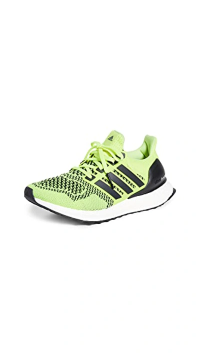 Shop Adidas Originals Ultraboost 1.0 Sneakers In Solar Yellow/yellow/core Black