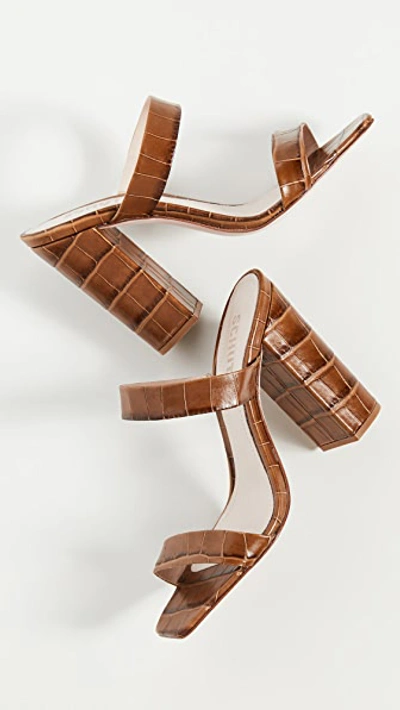 Shop Schutz Maribel Sandals In Crocodile Bear