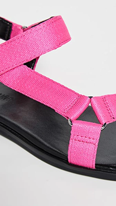 Shop Villa Rouge Skylar Sandals In Neon Pink