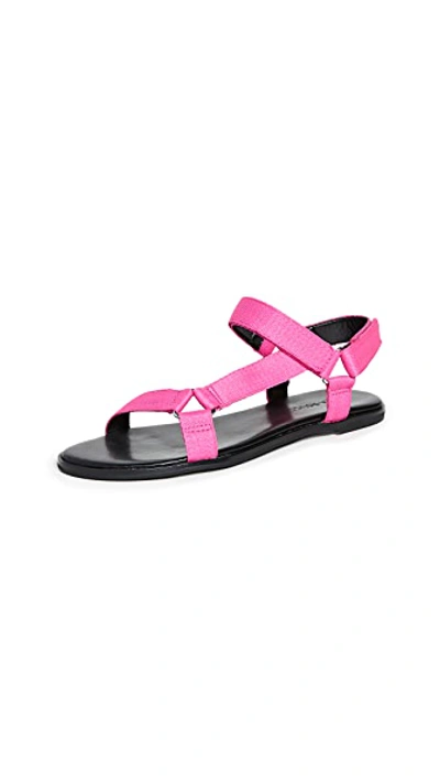 Shop Villa Rouge Skylar Sandals In Neon Pink