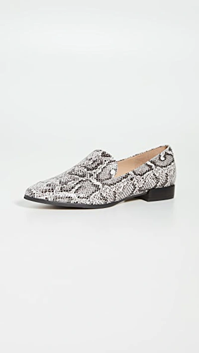 Shop Villa Rouge Patrice Loafers In White/black