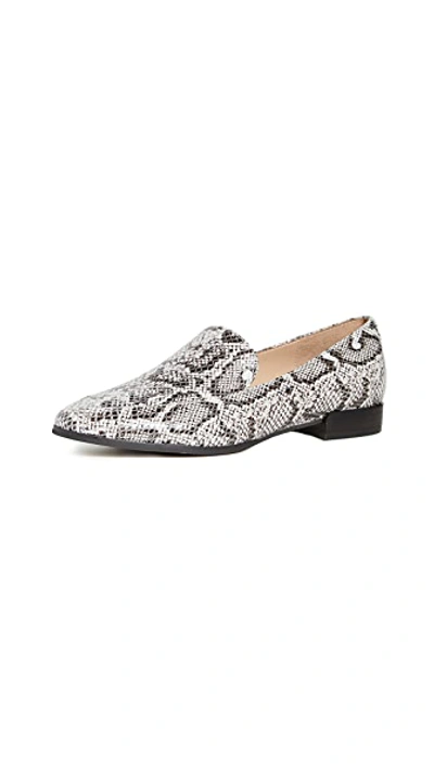 Shop Villa Rouge Patrice Loafers In White/black