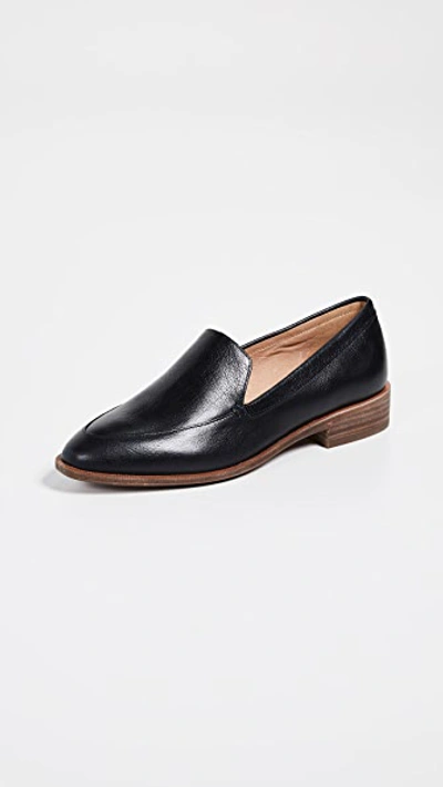 Shop Madewell The Frances Loafers In True Black