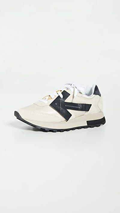 Shop Off-white Hg Runner Sneakers In Ecru Black