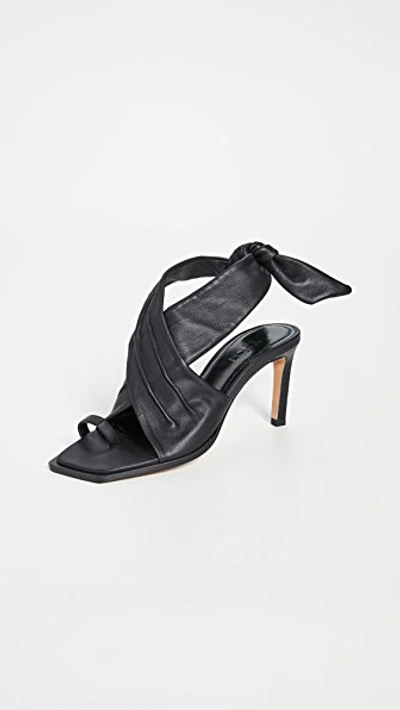 Shop Tibi Axel Sandals In Black