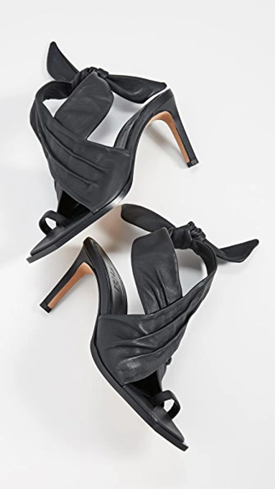 Shop Tibi Axel Sandals In Black