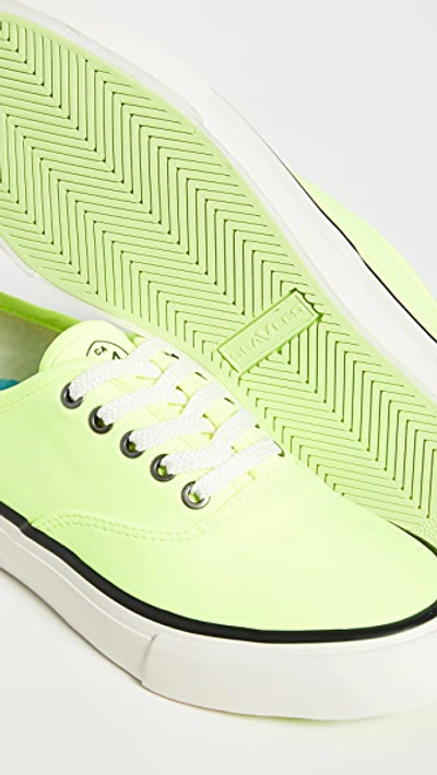 Shop Seavees Legend Neon Sneakers In Neon Yellow