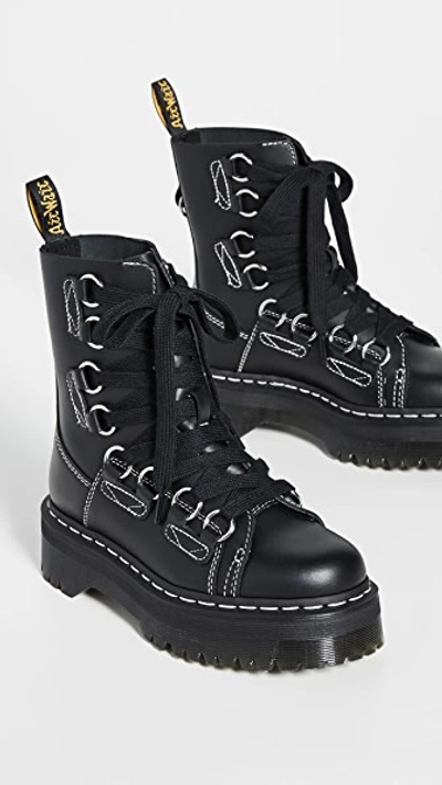 Shop Dr. Martens' Jadon Xl 8 Eye Boots In Black