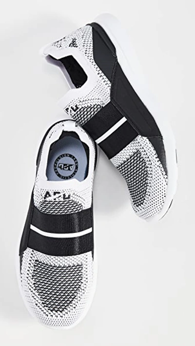 Shop Apl Athletic Propulsion Labs Techloom Bliss Trainers In White/black/white
