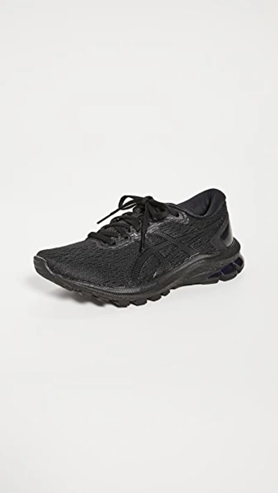 Shop Asics Gt-1000 9 Sneakers In Black/black