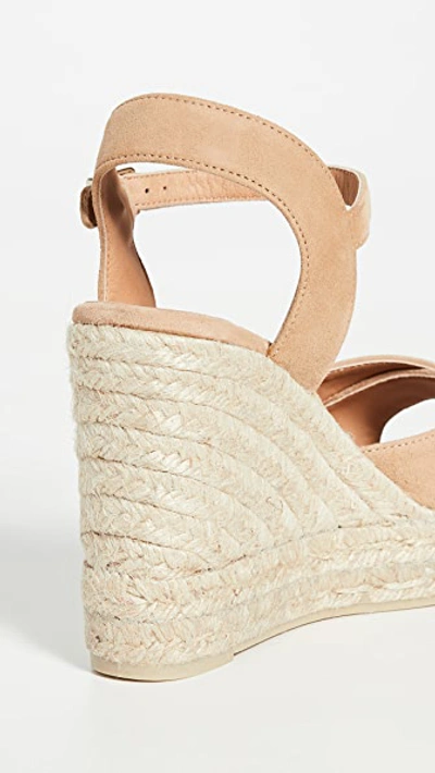 Castaã±er Blaudell Espadrille Wedge Sandals In Tostado