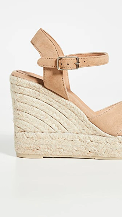 Castaã±er Blaudell Espadrille Wedge Sandals In Tostado