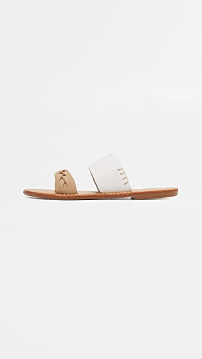 Shop Soludos Braided Slide Sandals In White