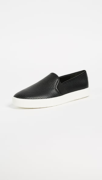 vince blair perforated leather sneakers