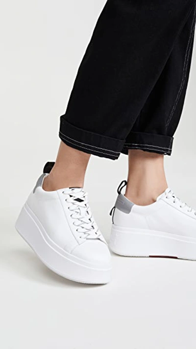 Shop Ash Moon Trainers In White/silver