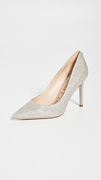 sam edelman gold pumps