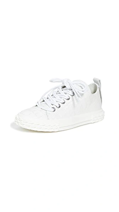 Shop Giuseppe Zanotti Blabber Sneakers In Off White