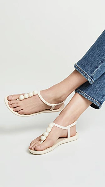Shop Ipanema T-strap Sandals In Beige