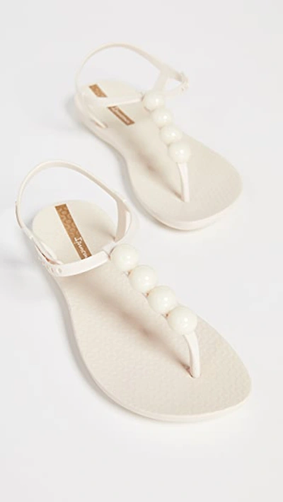 Shop Ipanema T-strap Sandals In Beige