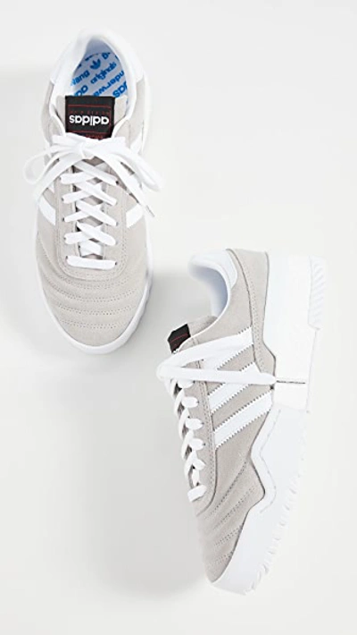 Shop Adidas Originals By Alexander Wang Aw Bball Soccer Sneakers In C Granite/c Granite/c White