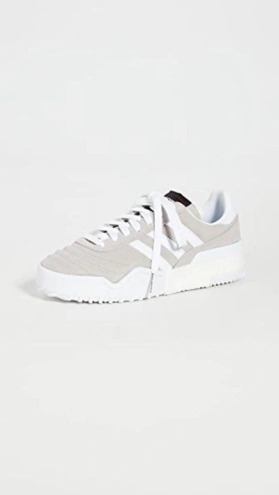 Shop Adidas Originals By Alexander Wang Aw Bball Soccer Sneakers In C Granite/c Granite/c White