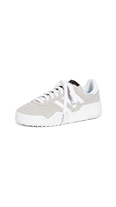 Shop Adidas Originals By Alexander Wang Aw Bball Soccer Sneakers In C Granite/c Granite/c White