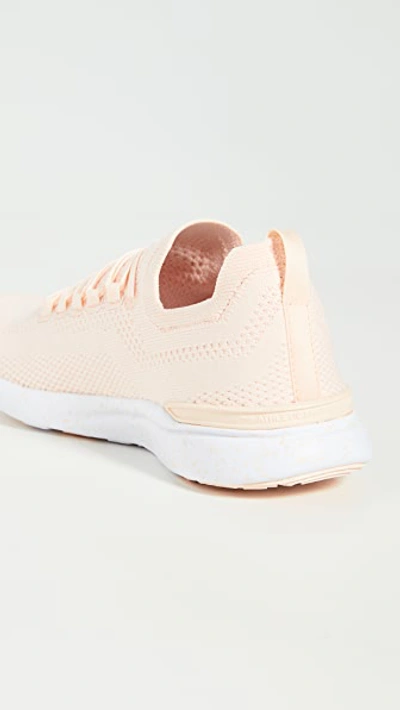 Shop Apl Athletic Propulsion Labs Techloom Breeze Sneakers In Vanilla Cream/white/speckle