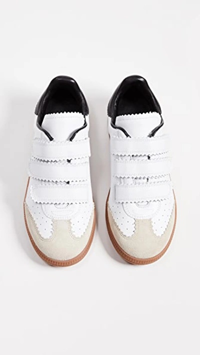 Shop Isabel Marant Beth Sneakers In White