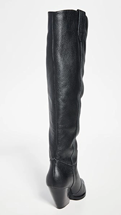 Shop Sol Sana Prince Western Boots In Black