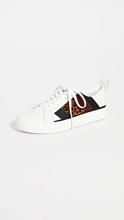 Shop Diane Von Furstenberg Tess 16 Sneakers In White/camel
