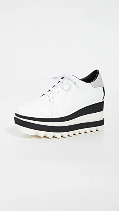 Shop Stella Mccartney Sneakelyse Lace Up Shoes In White