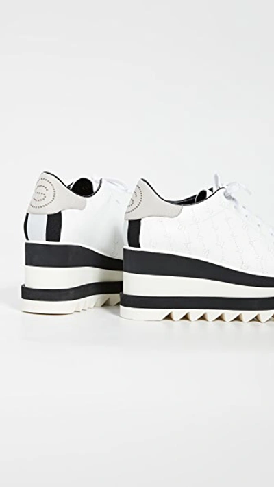 Shop Stella Mccartney Sneakelyse Lace Up Shoes In White