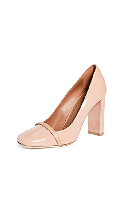 Shop Malone Souliers 100mm Lorena Pumps In Nude