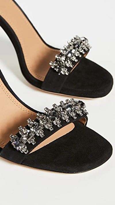 Shop Tory Burch 100mm Penelope Embellished Sandals In Perfect Black