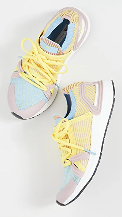 Shop Adidas By Stella Mccartney Ultraboost 20 S. Sneakers In Dusty Rose-amc/fresh Lemon/cle