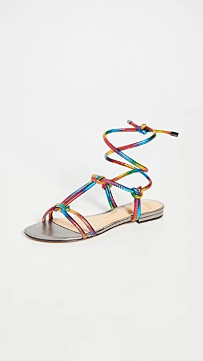 Rainbow cheap flat sandals