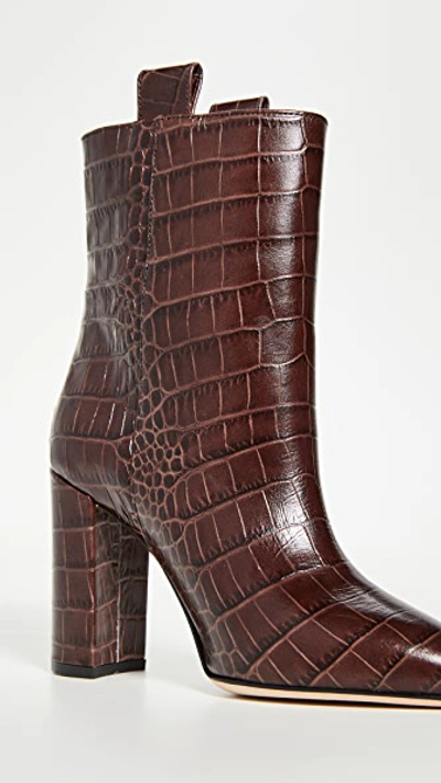 Moc Croco Ankle Boots 100mm