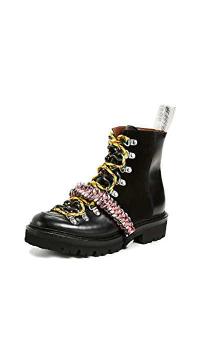 x House of Holland Vivid Combat Boots