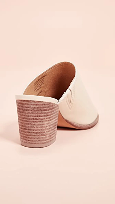 Shop Madewell The Harper Mules In Vintage Canvas