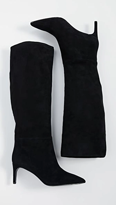 Shop Alice And Olivia Maeven Tall Boots In Black