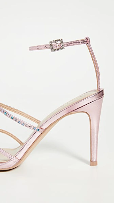 Shop Villa Rouge Penley Sandals In Pearl Pink/multi