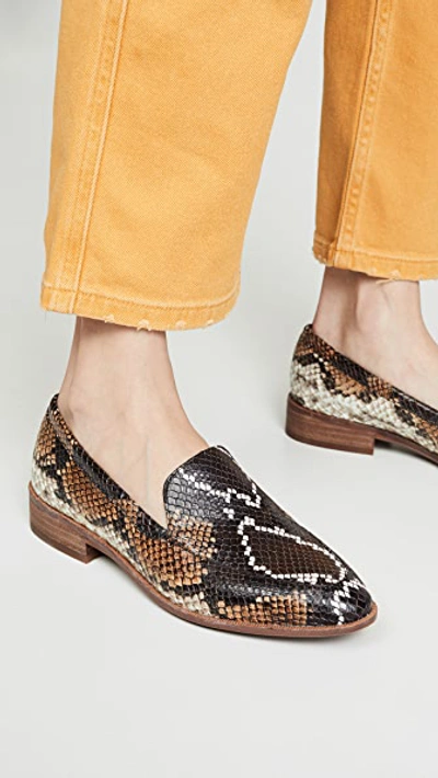 Shop Madewell The Frances Loafers In Warm Ash Multi