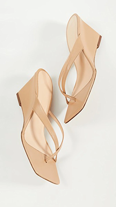 Shop By Far Theresa Sandals In Nude