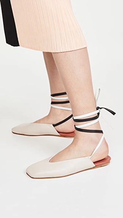 Shop The Volon Met Mules In Cream